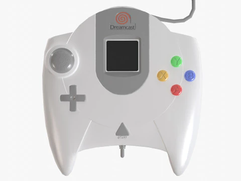 Sega Dreamcast 3D Model
