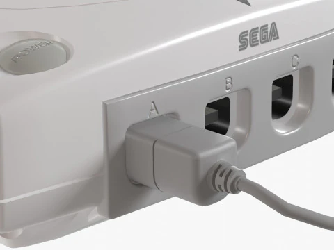 Sega Dreamcast 3D Model