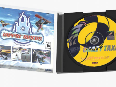 Sega Dreamcast 3D Model