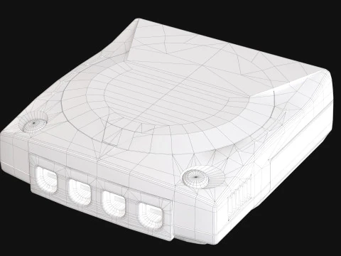 Sega Dreamcast 3D Model