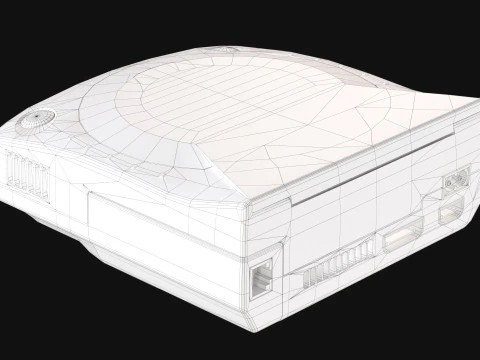 Sega Dreamcast 3D Model