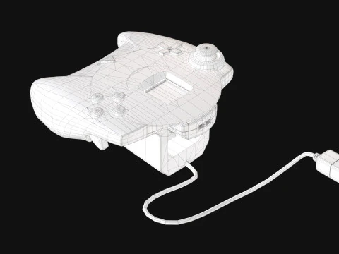Sega Dreamcast 3D Model
