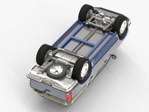 SUV Truck 90s Modello 3D