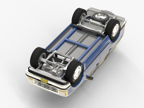SUV Truck 90s Modello 3D