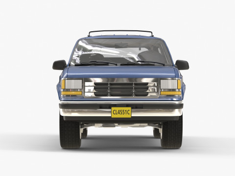 SUV Truck 90s Modello 3D
