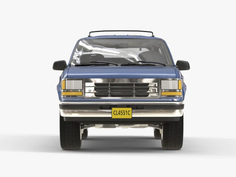 SUV Truck 90s 3D Model