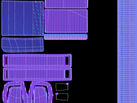 SUV Truck 90s Modello 3D