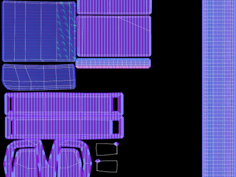 SUV Truck 90s 3D Model