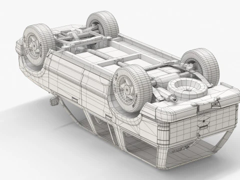SUV Truck 90s 3D Model