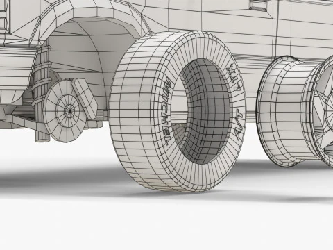 SUV Truck 90s 3D Model
