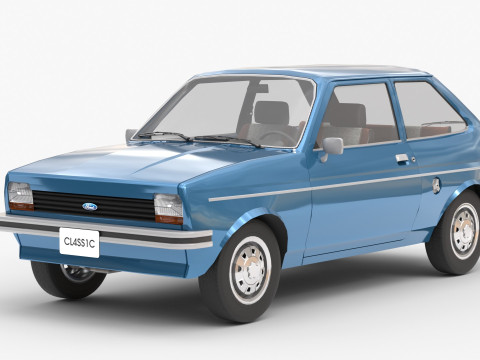 Fiesta Mk1 1978 3D Model