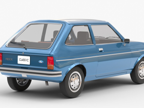 Fiesta Mk1 1978 3Dモデル