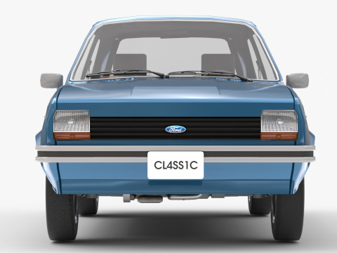 Fiesta Mk1 1978 3Dモデル