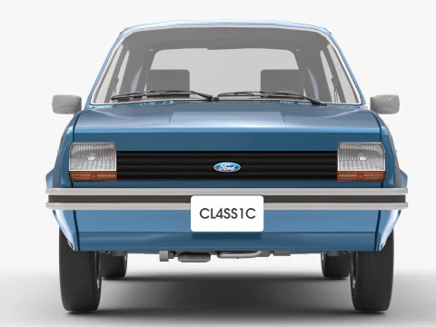 Fiesta Mk1 1978 3D Model