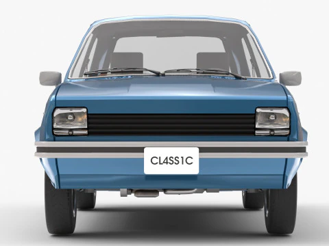 Fiesta Mk1 1978 3D Model