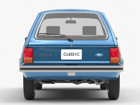 Fiesta Mk1 1978 3D Model