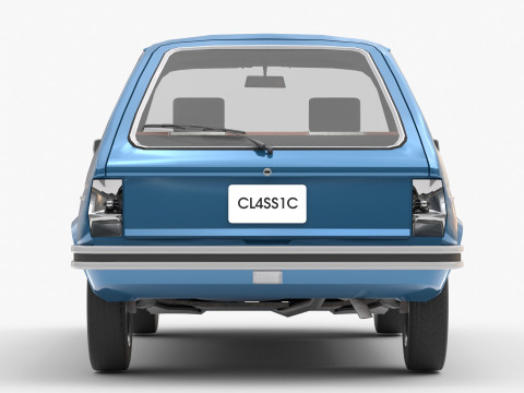 Fiesta Mk1 1978 3Dモデル