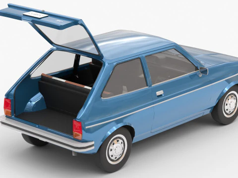 Fiesta Mk1 1978 3D Model