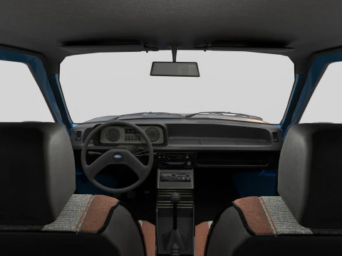 Fiesta Mk1 1978 3D Model