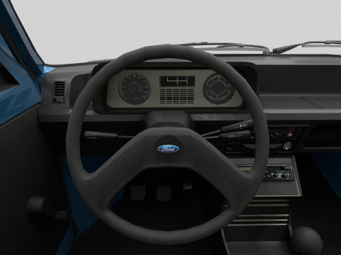 Fiesta Mk1 1978 3Dモデル