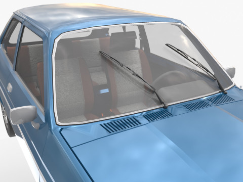 Fiesta Mk1 1978 3Dモデル