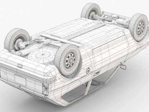 Fiesta Mk1 1978 3D Model