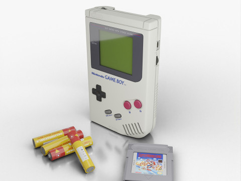 Nintendo Game Boy DMG Model 3D