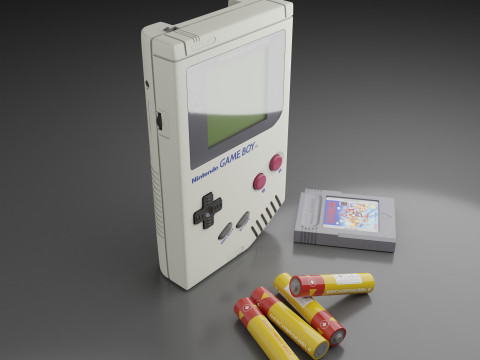 Nintendo Game Boy DMG 3Dモデル