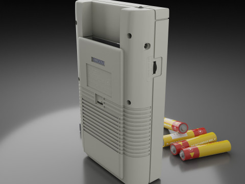 Nintendo Game Boy DMG 3Dモデル
