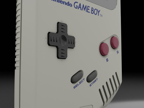 Nintendo Game Boy DMG 3Dモデル