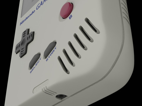 Nintendo Game Boy DMG 3Dモデル