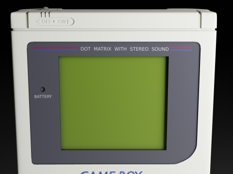 Nintendo Game Boy DMG 3Dモデル
