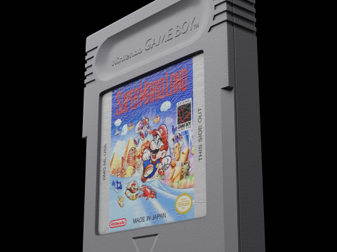 Nintendo Game Boy DMG 3Dモデル