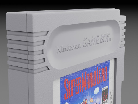 Nintendo Game Boy DMG 3Dモデル
