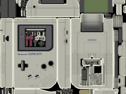 Nintendo Game Boy DMG 3D Model