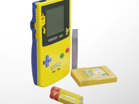Nintendo Game Boy Color GBC 3D Model