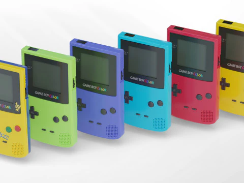 Nintendo Game Boy Color GBC Modelo 3D