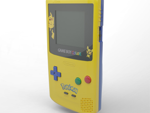 Nintendo Game Boy Color GBC 3D Model