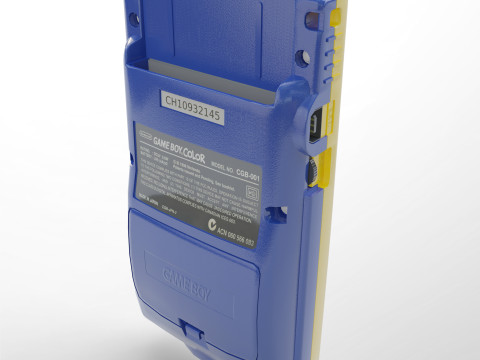 Nintendo Game Boy Color GBC 3D Model