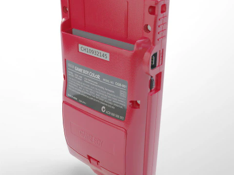 Nintendo Game Boy Color GBC Modelo 3D