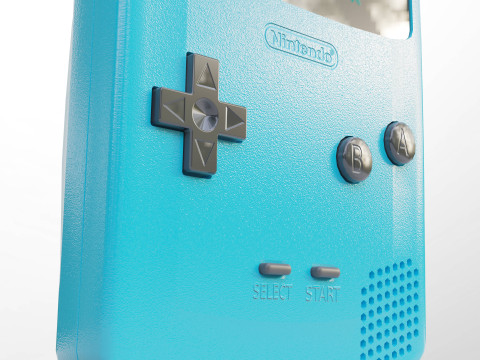 Nintendo Game Boy Color GBC 3D Model