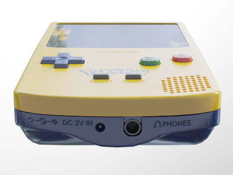 Nintendo Game Boy Color GBC Modelo 3D