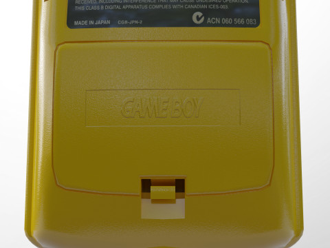 Nintendo Game Boy Color GBC 3D Model