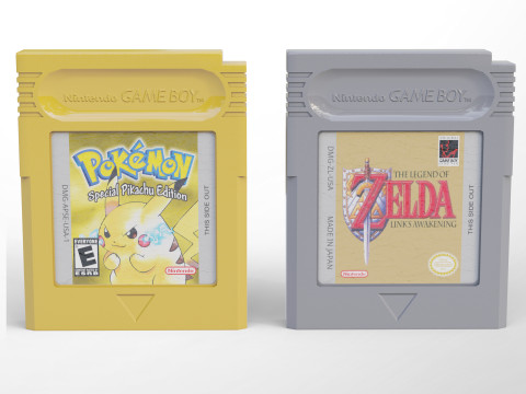 Nintendo Game Boy Color GBC 3D Model