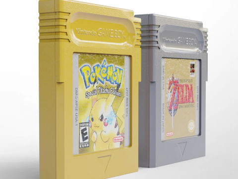Nintendo Game Boy Color GBC Modelo 3D