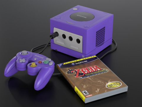 Nintendo Gamecube 3D Model