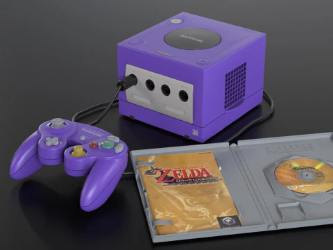Nintendo Gamecube 3D Model