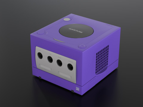 Nintendo Gamecube 3D 모델