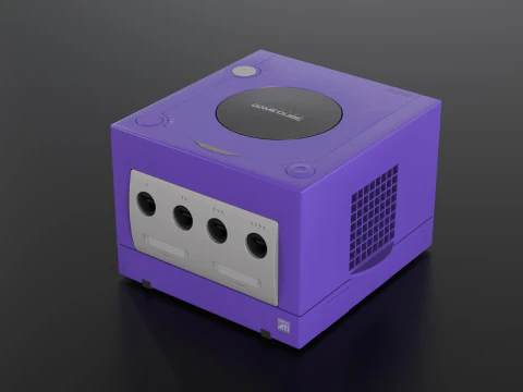 Nintendo Gamecube 3D Model