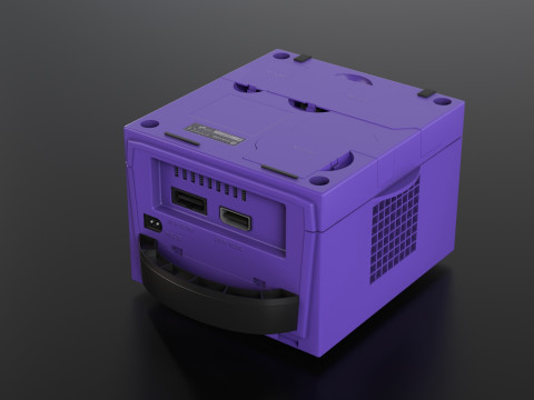 Nintendo Gamecube 3D 모델
